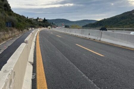 Autostrada A1, Firenze sud-Incisa Reggello: aperto oggi nuovo tratto di carreggiata (Foto)